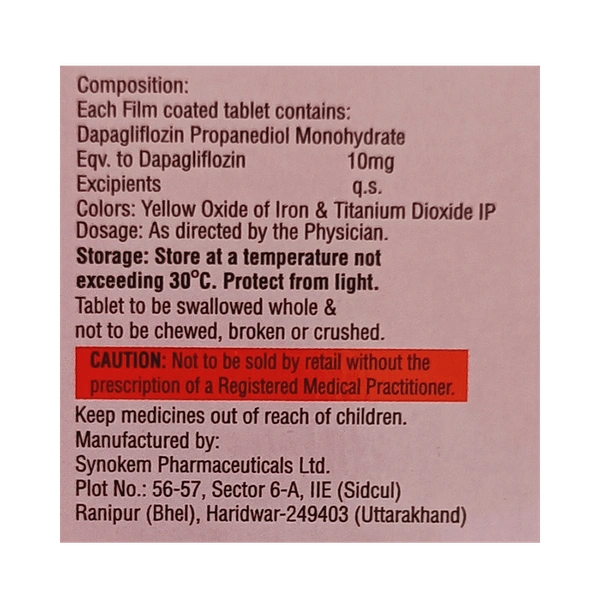 Dapaturn 10 Tablet