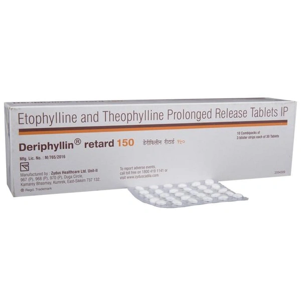 Deriphyllin Retard 150 Tablet PR
