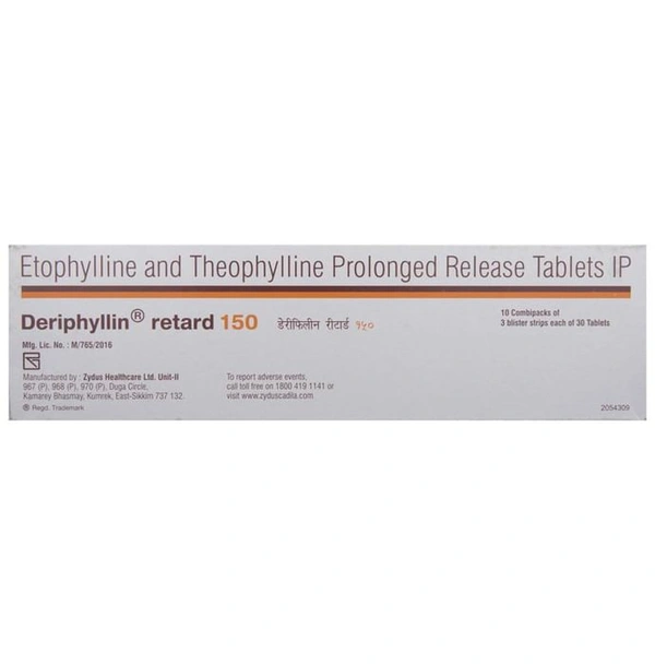 Deriphyllin Retard 150 Tablet PR