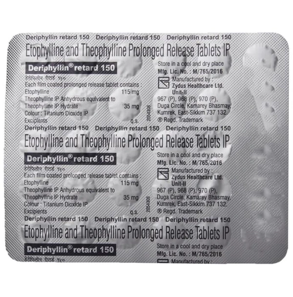 Deriphyllin Retard 150 Tablet PR