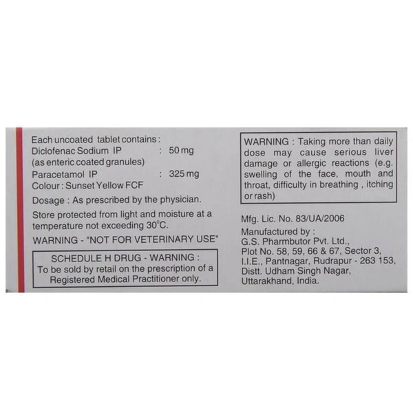 Diclomol Tablet