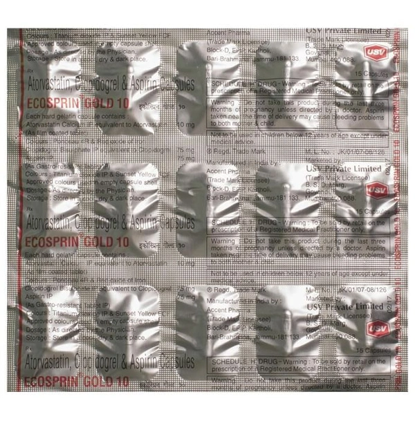 Ecosprin Gold 10 Capsule