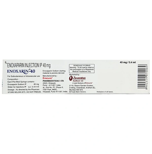Enoxarin 40 Injection