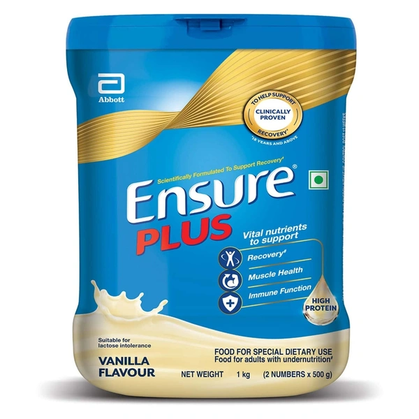 Ensure Plus Vanilla Flavour Powder Jar( 1kg )