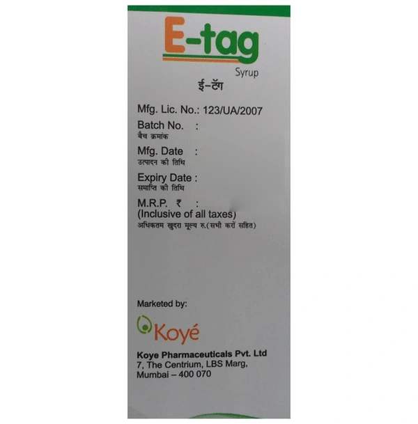 E-Tag Syrup