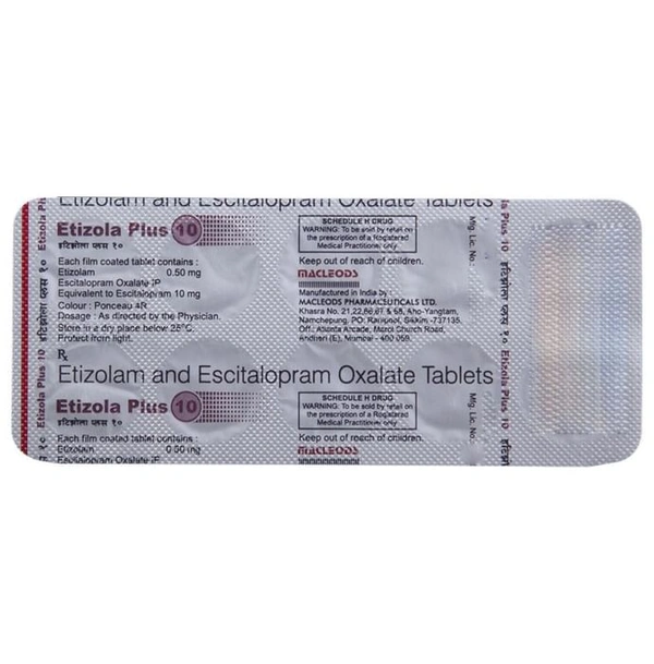 Etizola Plus 10 Tablet