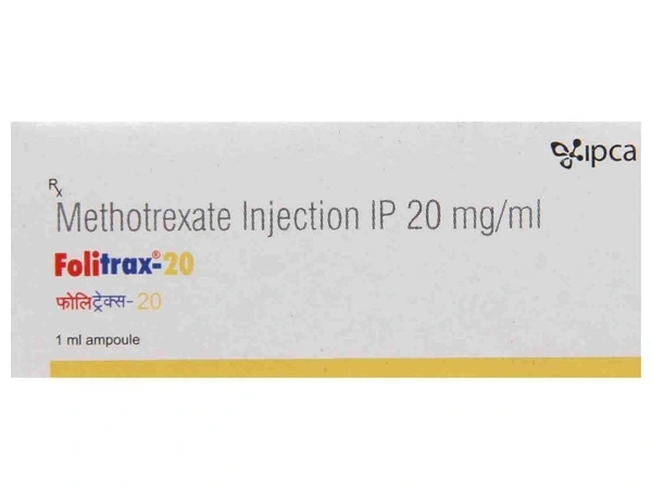 IPCA LABORATORIES Folitrax 20 Mg Inj