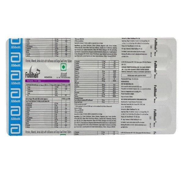 FOLLIHAIR TAB NEW (15 TAB)