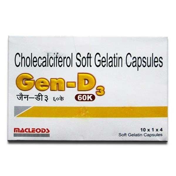 MACLEODS PHARMACEUTICALS Gen D3 60K Cap (4 Cap)