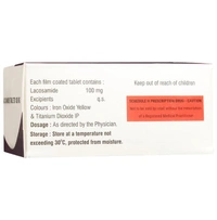 Genericart Lacosamide 100mg Tablet