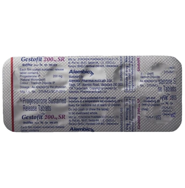 Gestofit 200mg SR Tablet