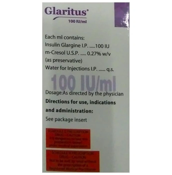 Glaritus 100IU/ml Injection