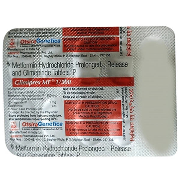 Glimiprex MF 1/500 Tablet PR