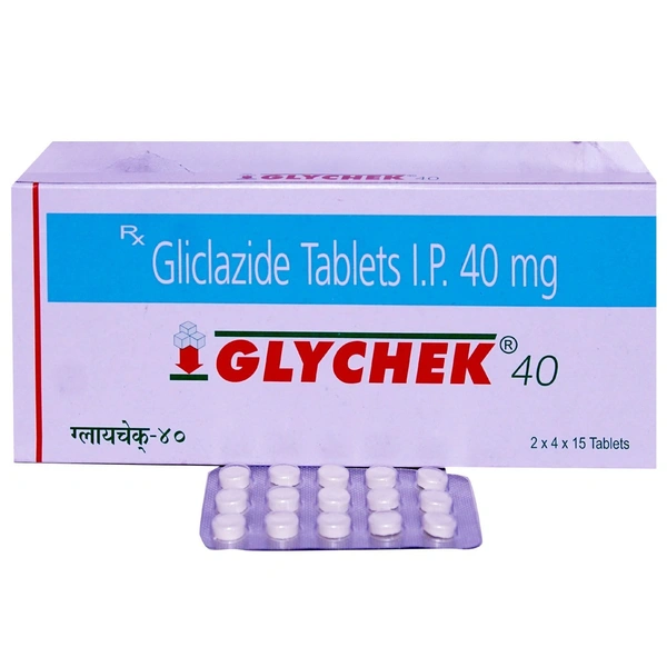 INDOCO  REMEDIES Glychek 40Mgtab (15 Tab)