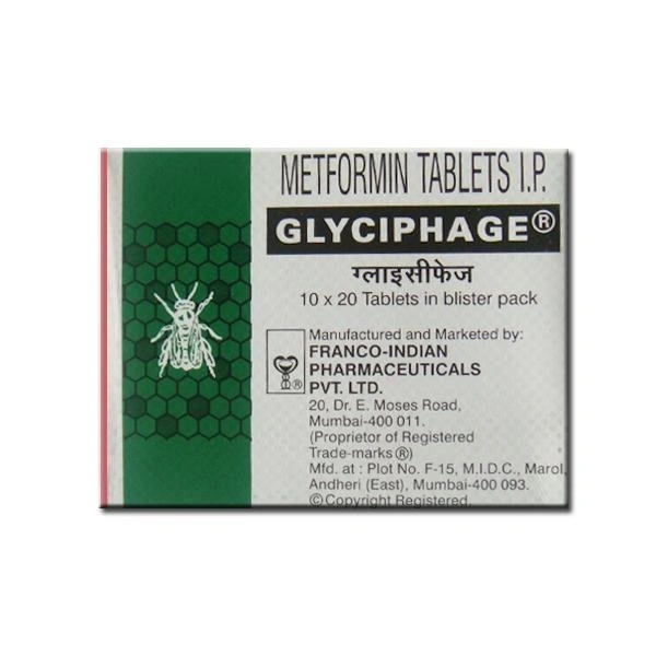 FRANCO INDIAN Glyciphage 500Mgtab (20 Tab)