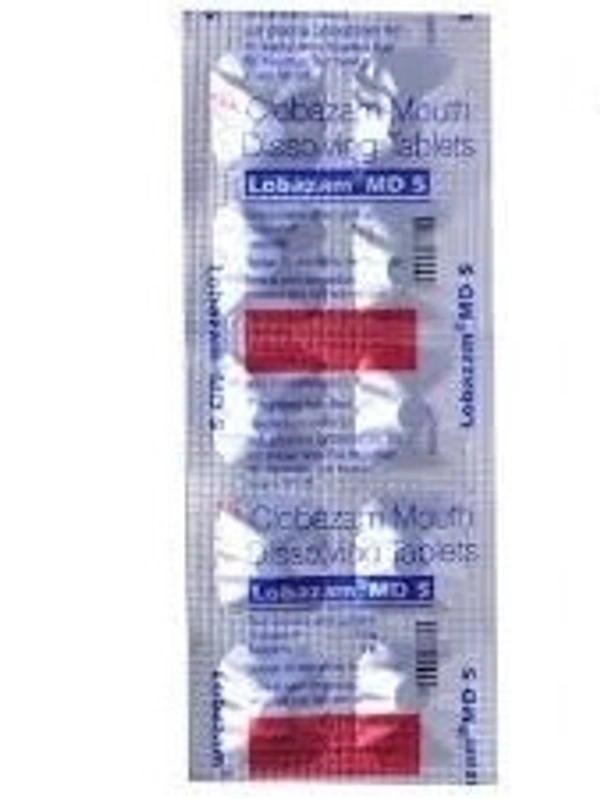 SUN PHARMA Lobazam Md  5Mgtab (10 Tab)