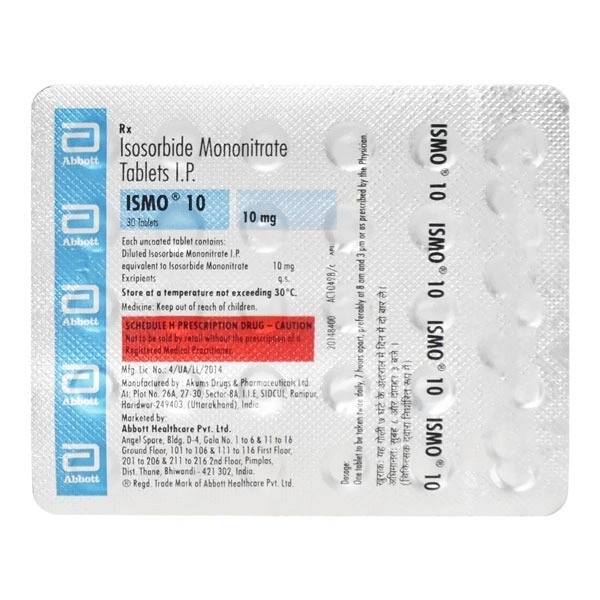 ISMO 10MGTAB (15 TAB)