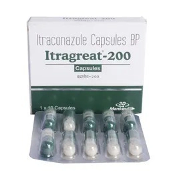 MANKIND PHARMA Itragreat-200 CAP(10CAP)
