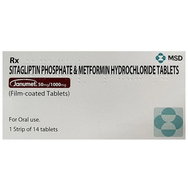 Janumet 50mg/1000mg Tablet
