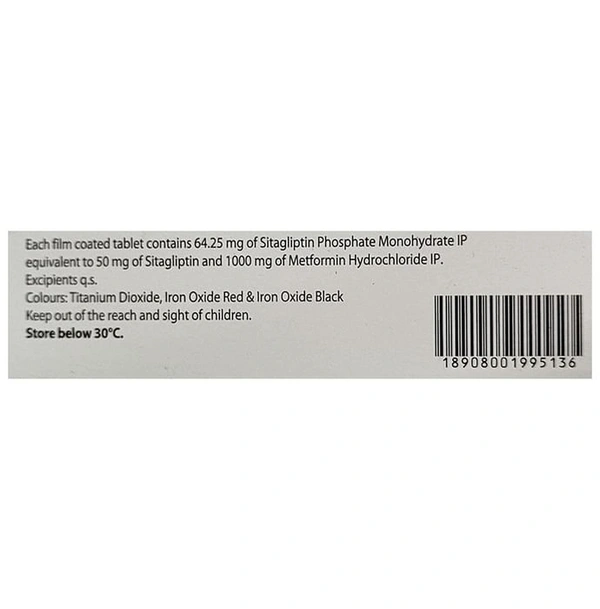 Janumet 50mg/1000mg Tablet