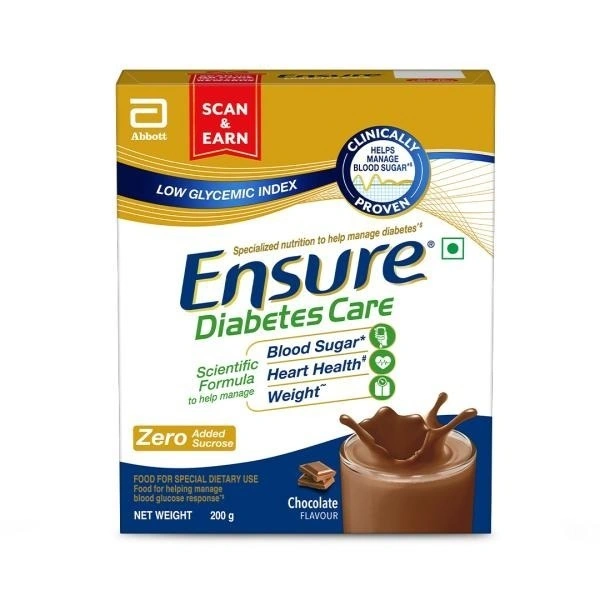 Ensure Diabetes Care Chocolate Flavour Refill Powder 200gm