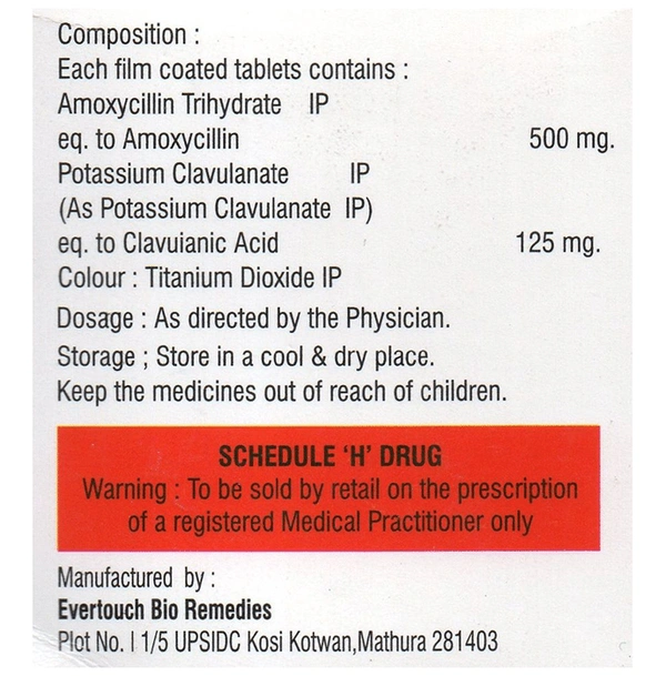 Kediclave 625 Tablet