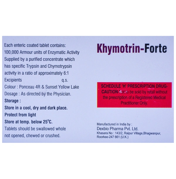 Khymotrin Forte Tablet