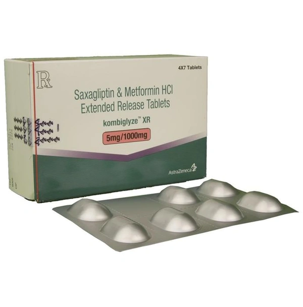 Kombiglyze XR 5mg/1000mg Tablet