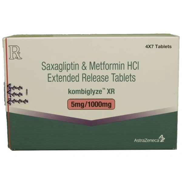 Kombiglyze XR 5mg/1000mg Tablet