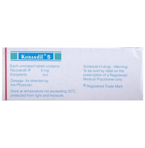 Korandil 5 Tablet