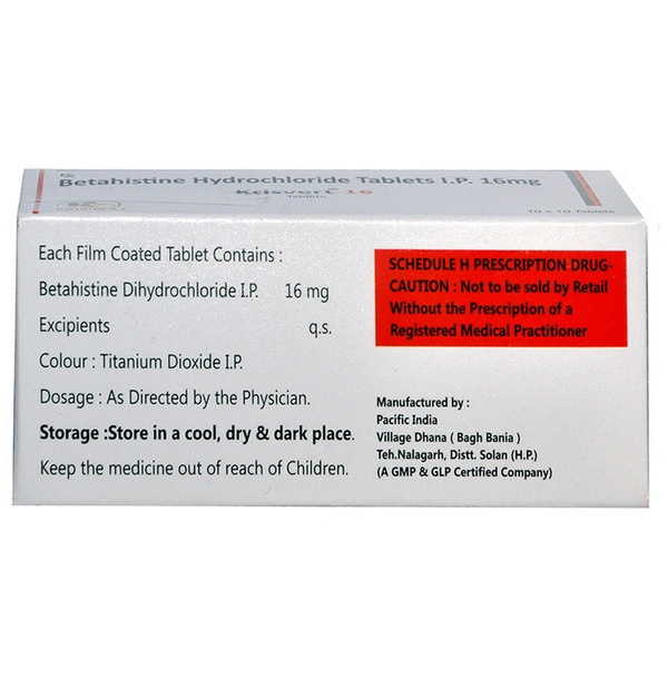 Krisvert 16mg Tablet
