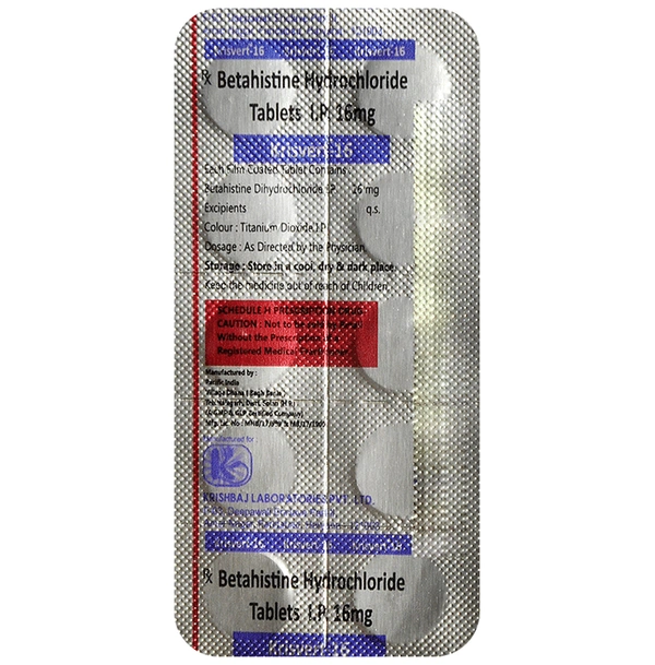 Krisvert 16mg Tablet