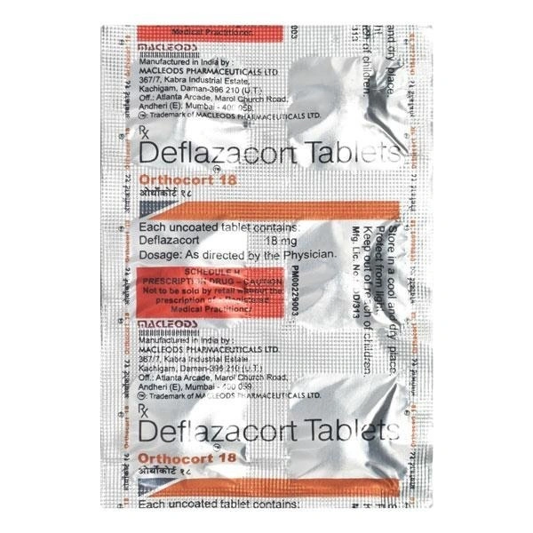 MACLEODS PHARMACEUTICALS Orthocort 18Mg Tab (6 Tab)