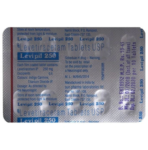 Levipil 250 Tablet