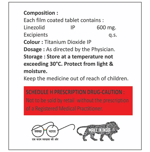 Linezolid 600 Tablet