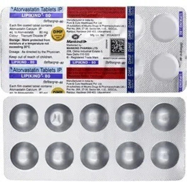 MANKIND PHARMA Lipikind 80Mg Tab (10 Tab)