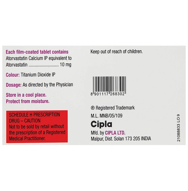 Lipvas 10 Tablet
