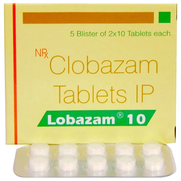 SUN PHARMA Lobazam 10 Mgtab (10 Tab)