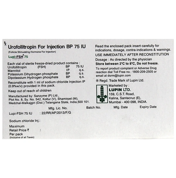 Lupi-Fsh 75 Injection