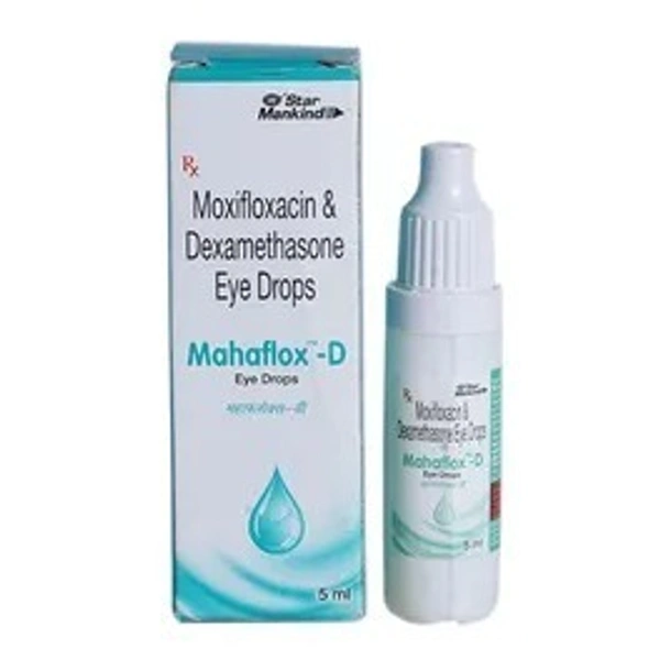 MANKIND PHARMA Mahaflox D Eye Drops (5 Ml)