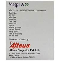 Metpil A 50 Tablet SR