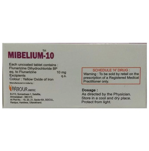 Mibelium 10mg Tablet