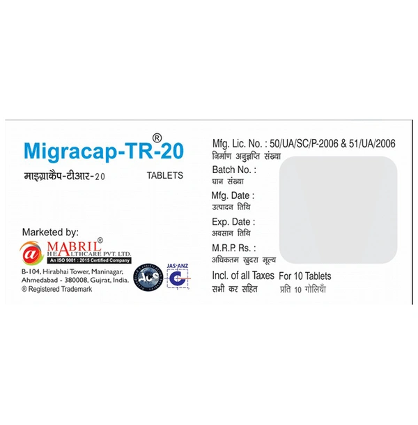 Migracap-TR 20 Capsule SR