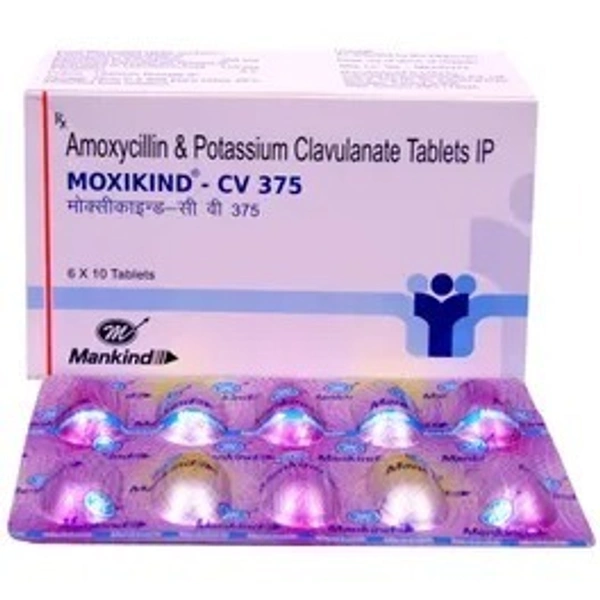 MANKIND PHARMA Moxikind Cv 375Mgtab (10 Tab)