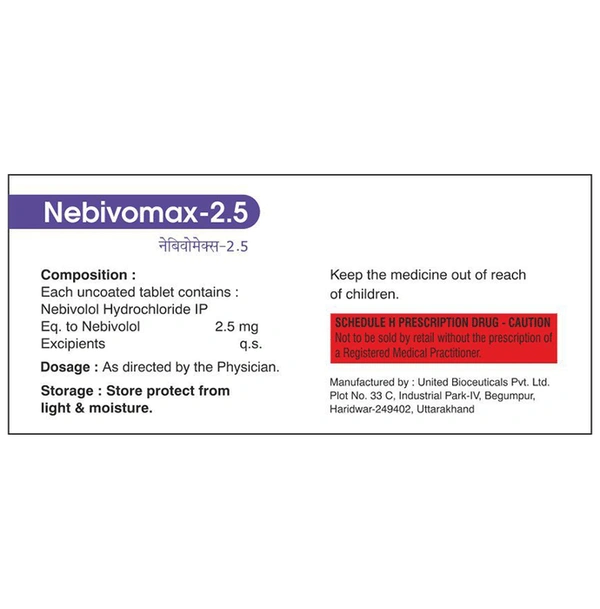 Nebivomax 2.5 Tablet