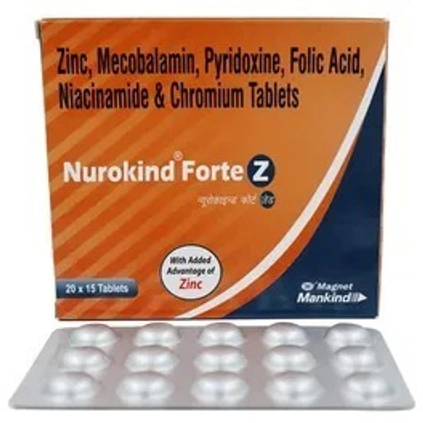 MANKIND PHARMA Nurokind Forte Z Tab (10 Tab)