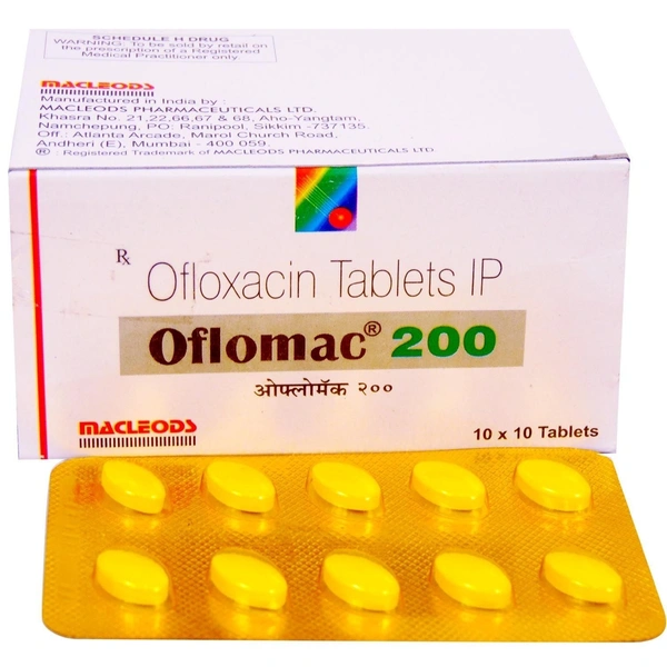 MACLEODS PHARMACEUTICALS Oflomac 200Mgtab (10 Tab)