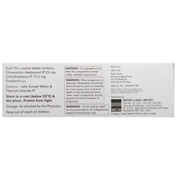 Olmat 20 CT Tablet