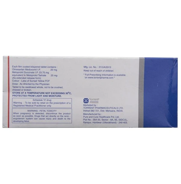 Olmetor M 25 Tablet