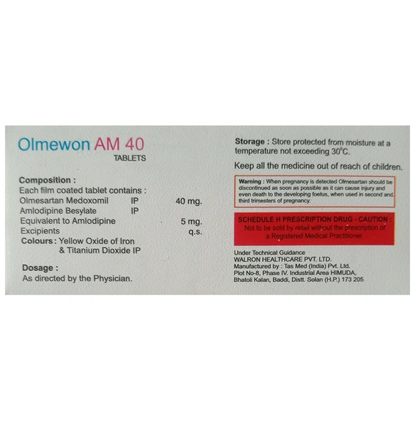 Olmewon AM 40 Tablet